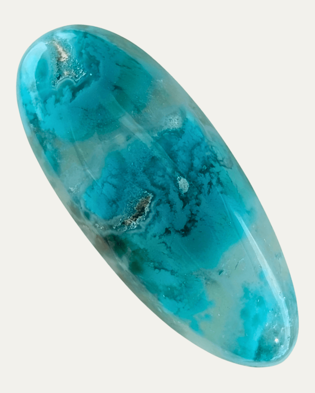 Peruvian Blue Gem Silica Cabochon (10.35ct) - Lost Ancients Jewelry