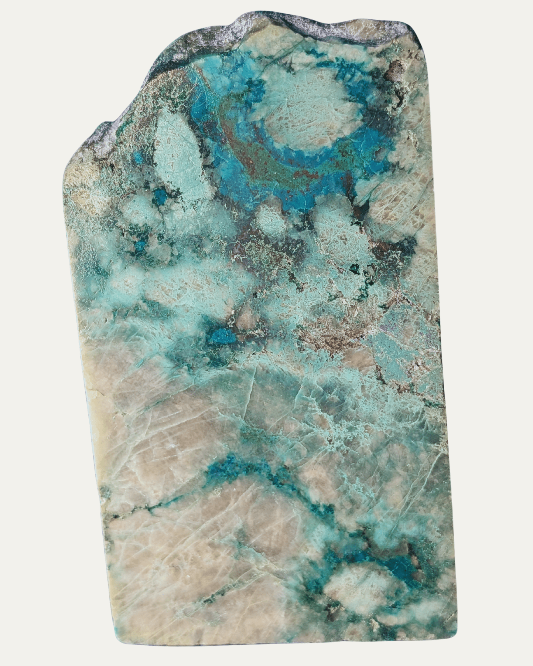 Polished Blue Chrysocolla Quartz - Lost Ancients Jewelry