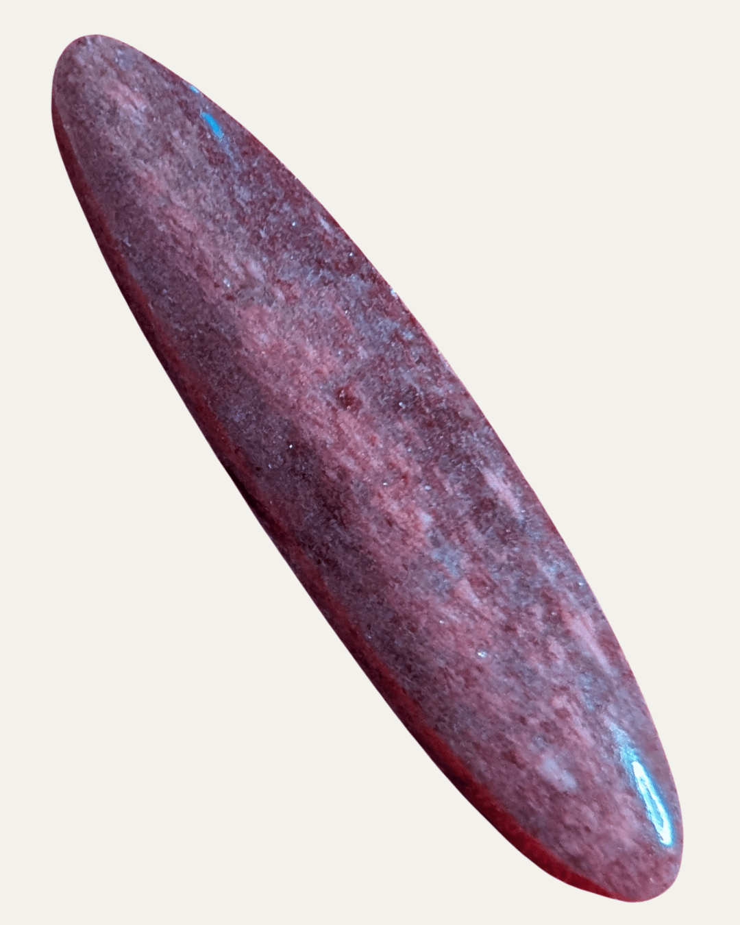 Raspberry Norwegian Thulite Cabochon - Lost Ancients Jewelry