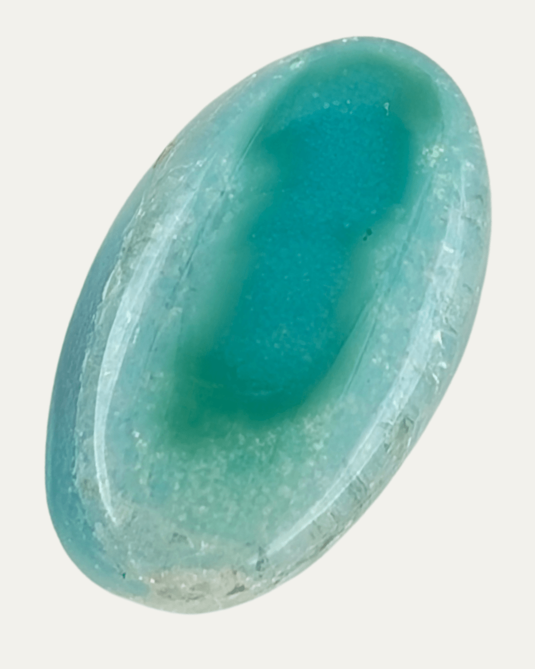 Ray Mine Gem Silica Cabochon (Blue Ice & Druzy) (4.7ct) - Lost Ancients Jewelry