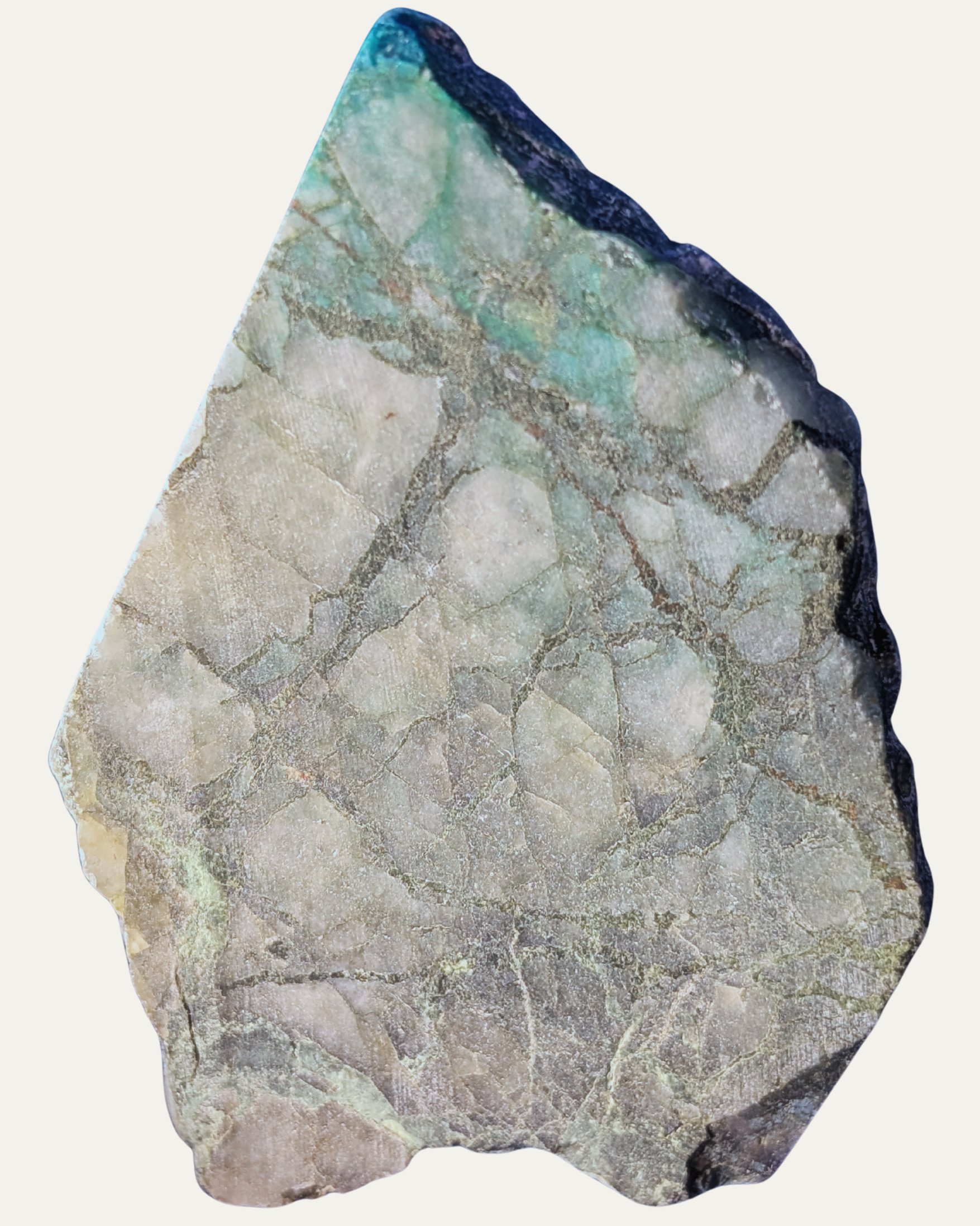 Polished Blue Chrysocolla Quartz