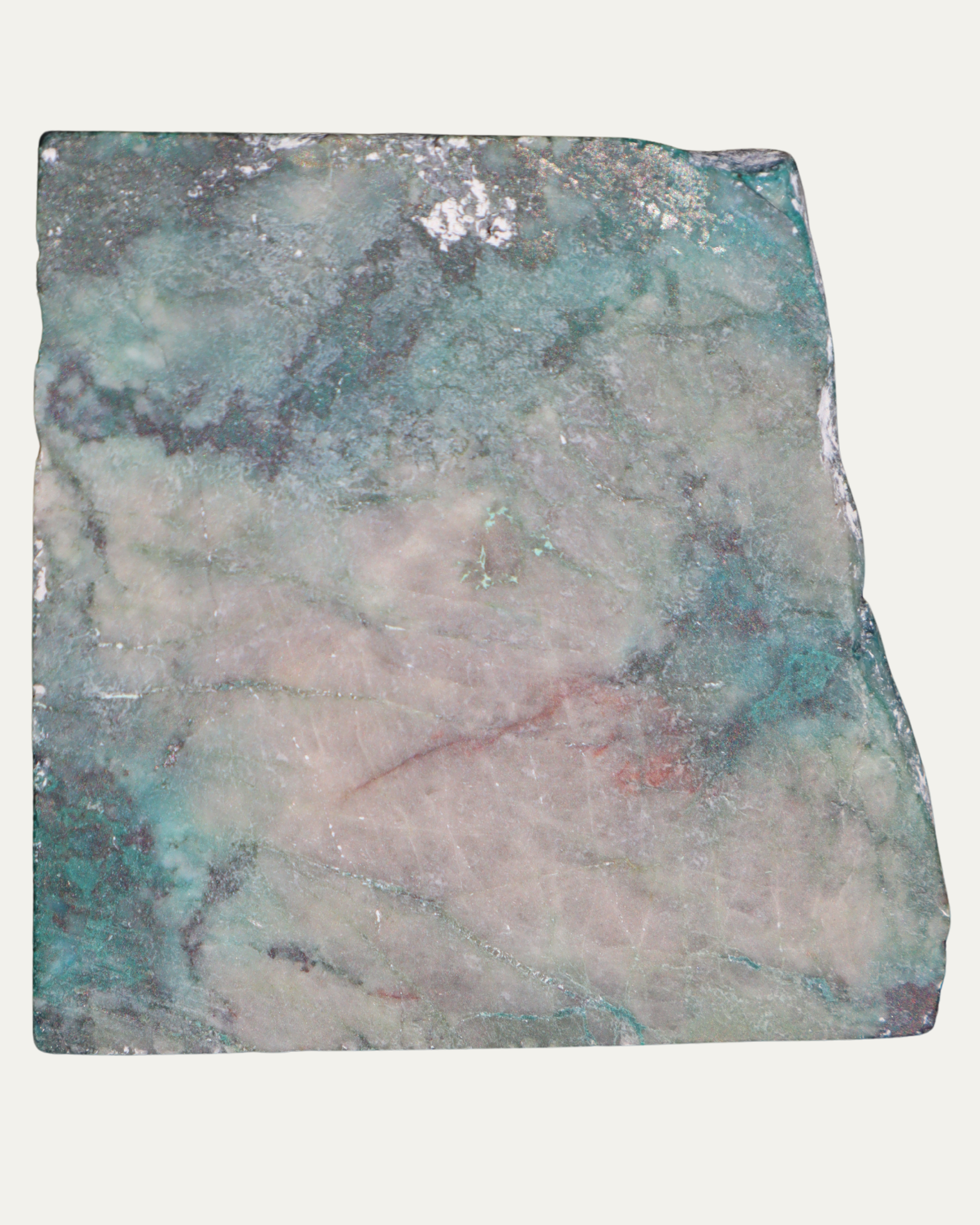 Polished Blue Chrysocolla Quartz