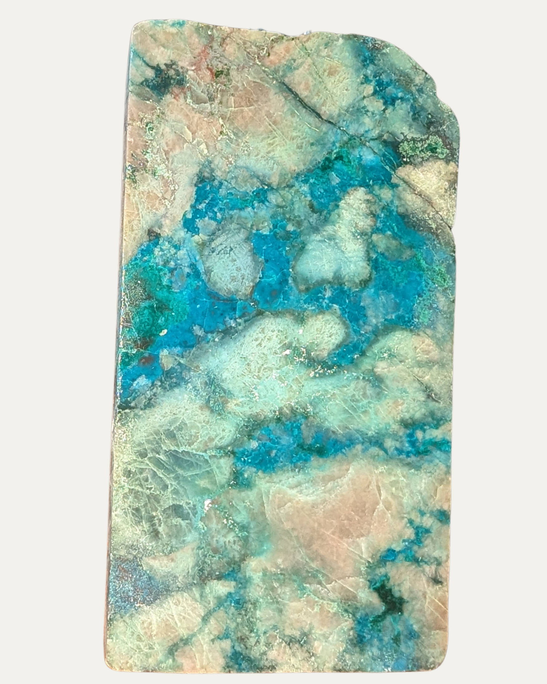 Blue Chrysocolla Quartz Polished Lost Ancients Jewelry