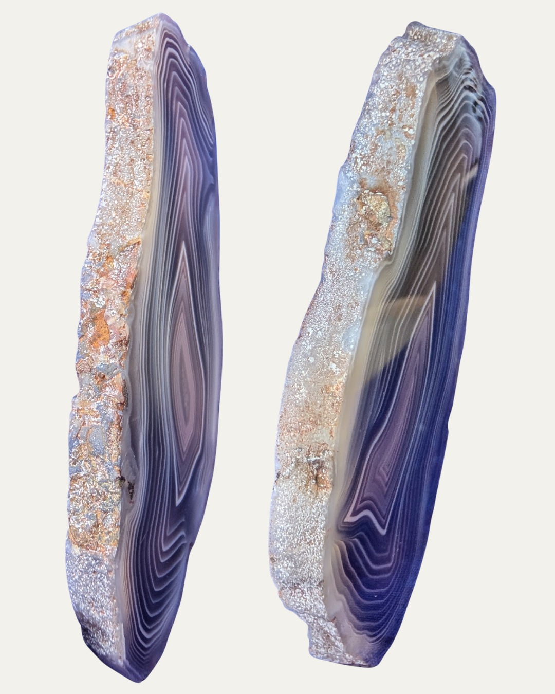 Polished Botswana Banded Agate