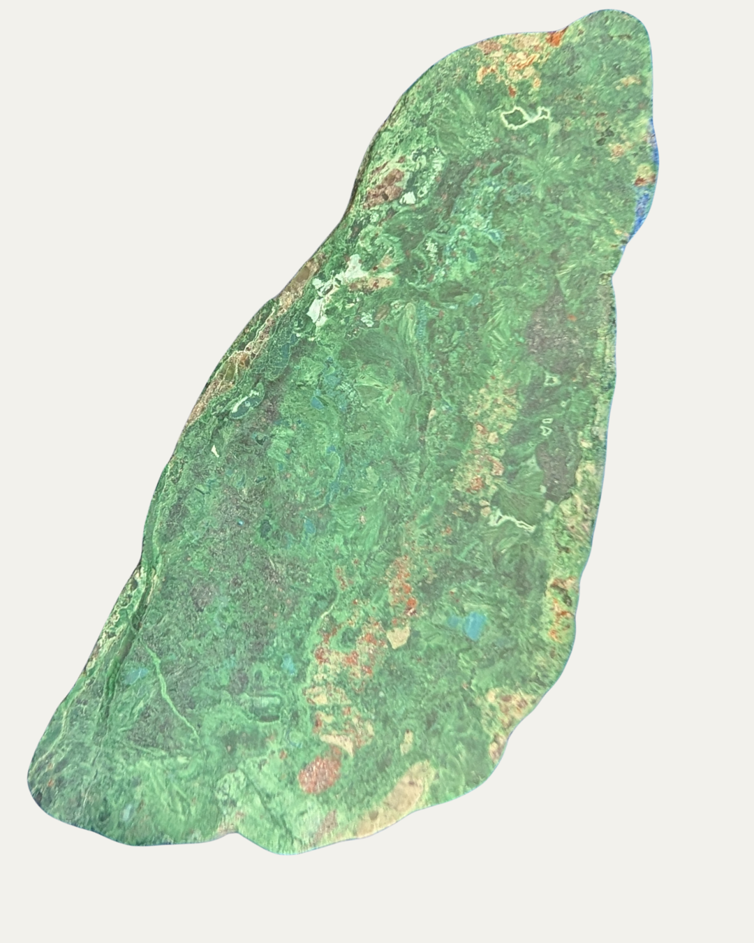 Polished Congolese Malachite