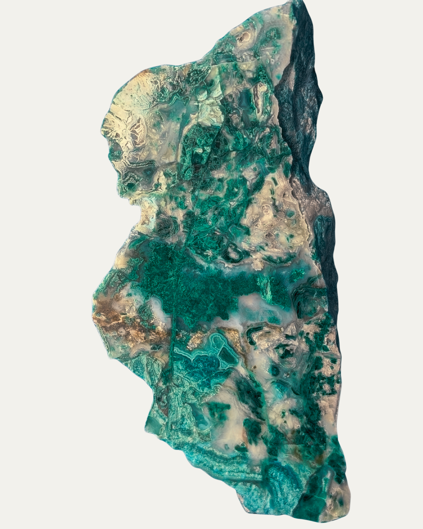 Inspiration Mine Gem Silica Malachite Globe Miama Polished Lost Ancients Jewelry