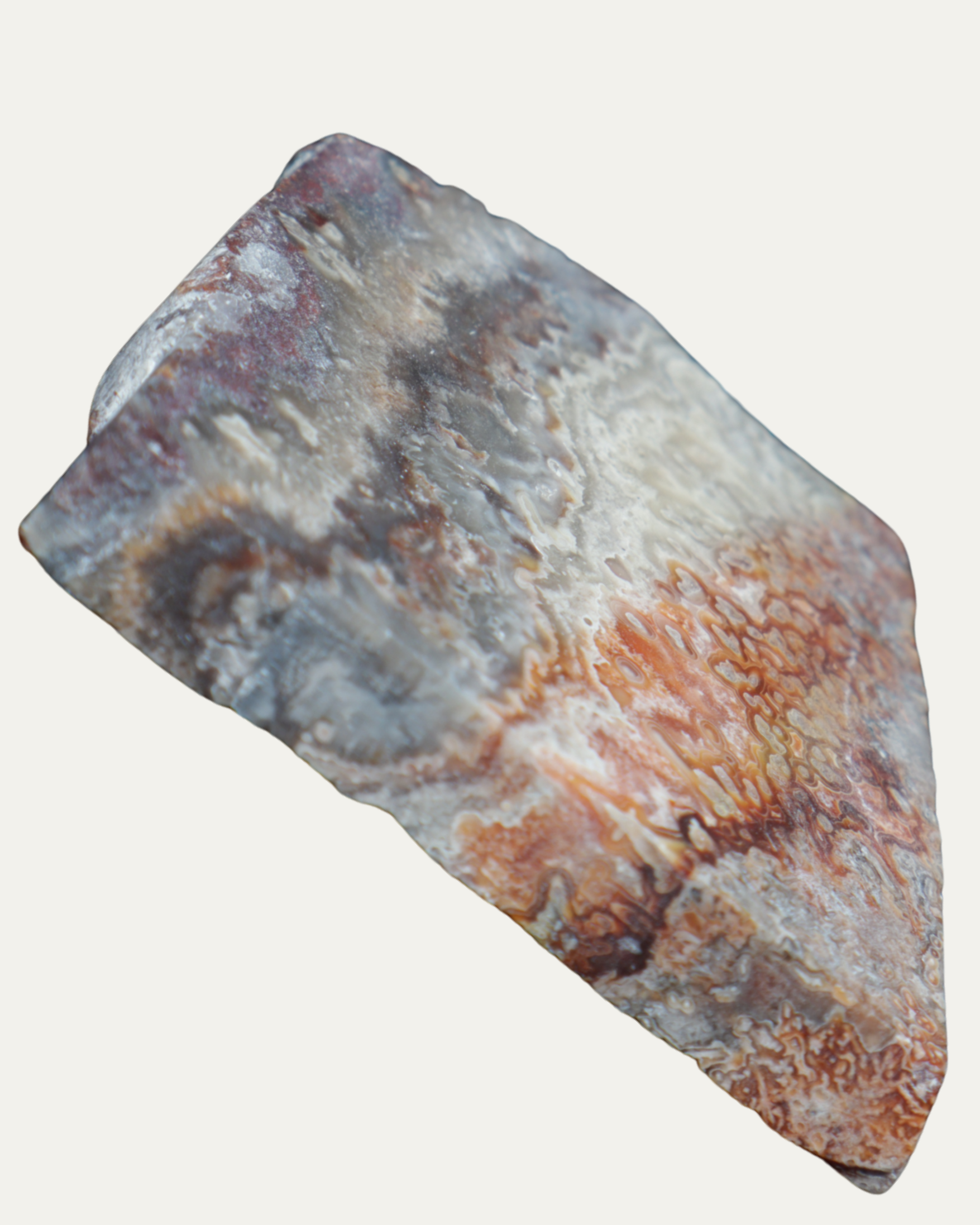 Polished Mexican Crazy Lace Agate