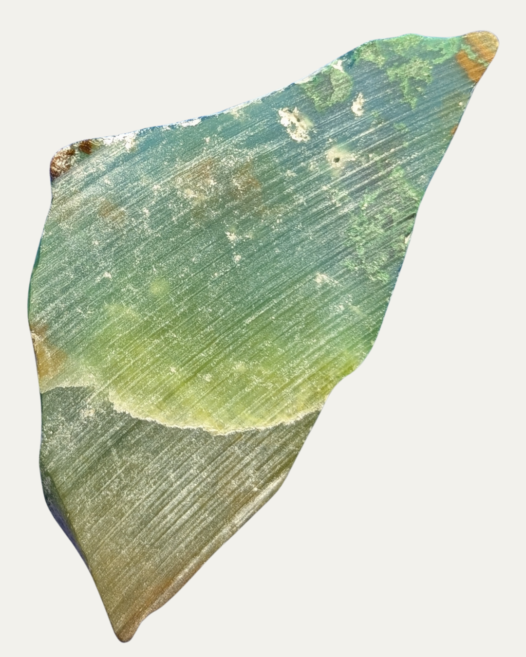 Polished Peruvian Gem Silica w/ Crystals