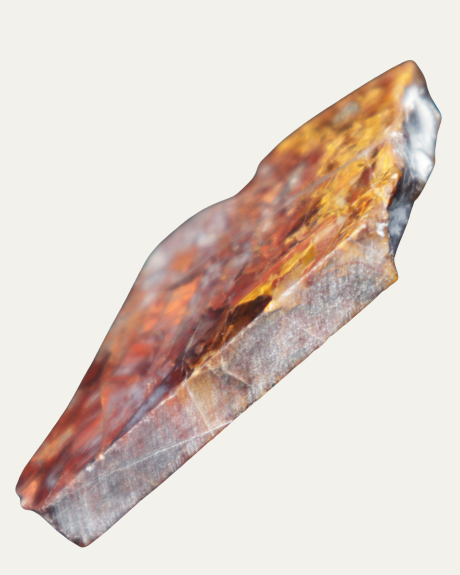 Polished Red African Pietersite
