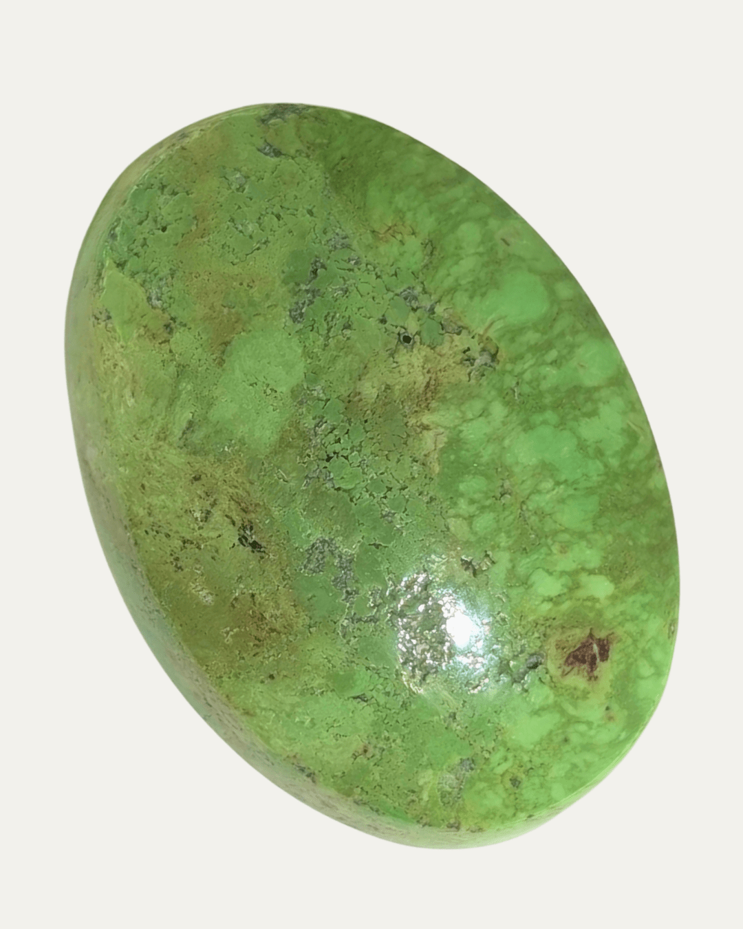 Gaspeite Cabochon (18.6ct) - Lost Ancients Jewelry
