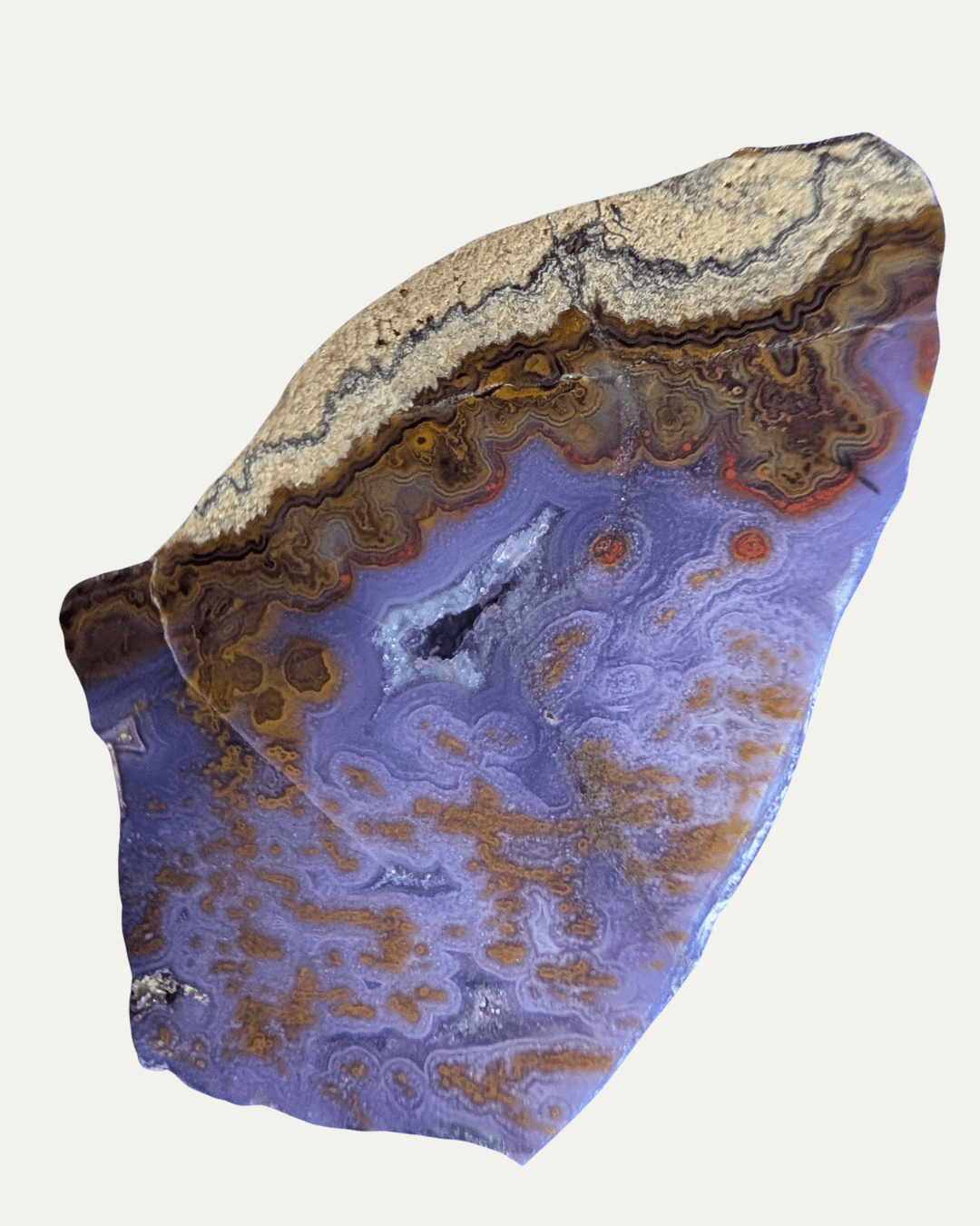 Polished Burrow Creek Purple Agate - Lost Ancients Jewelry