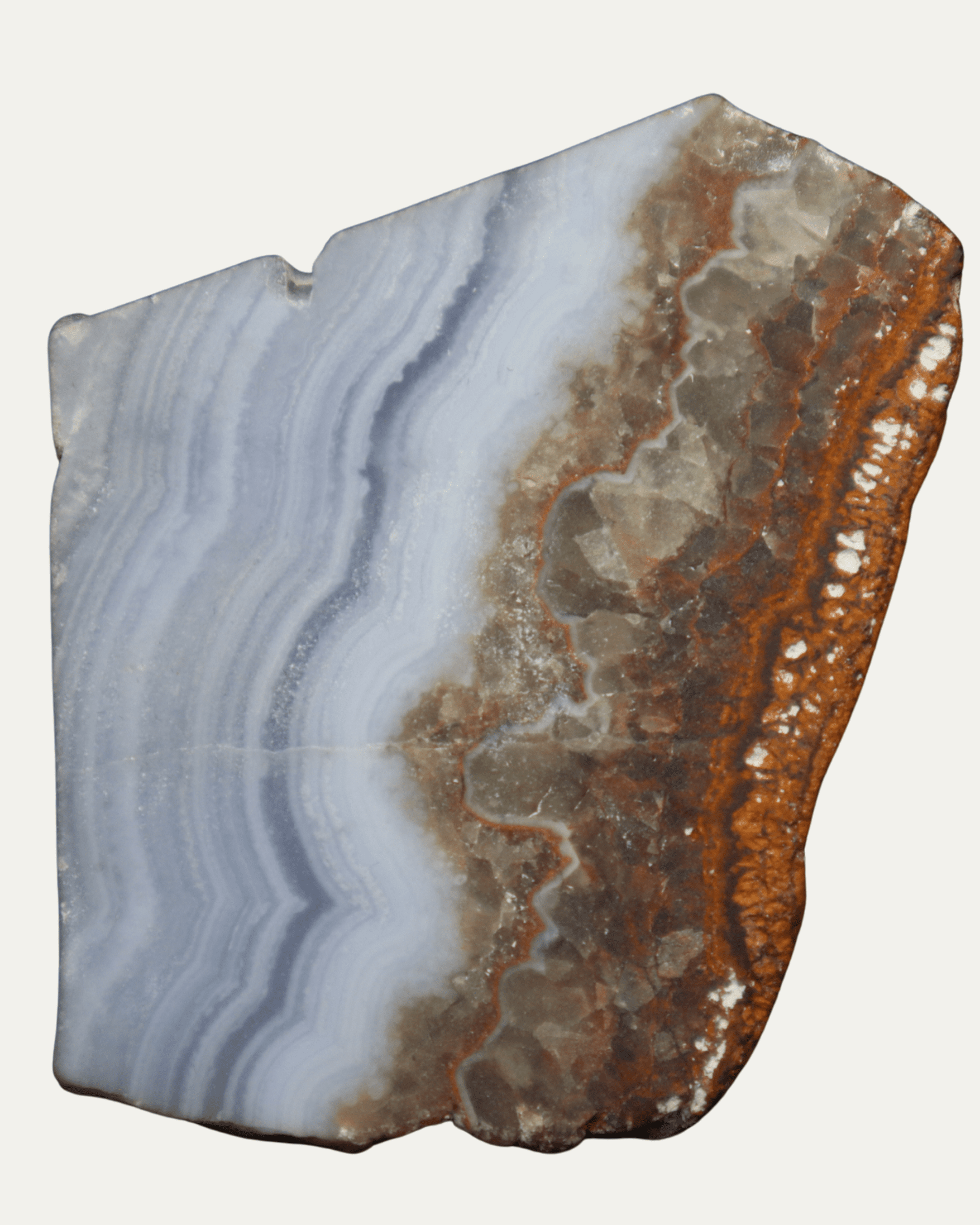 Polished Namibian Blue Lace Agate - Lost Ancients Jewelry