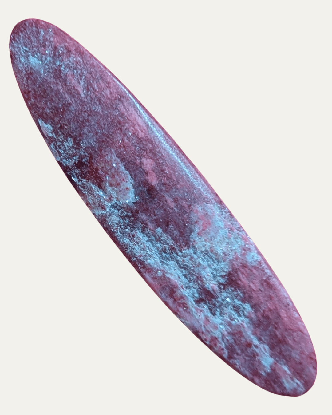 Raspberry Norwegian Thulite Cabochon - Lost Ancients Jewelry