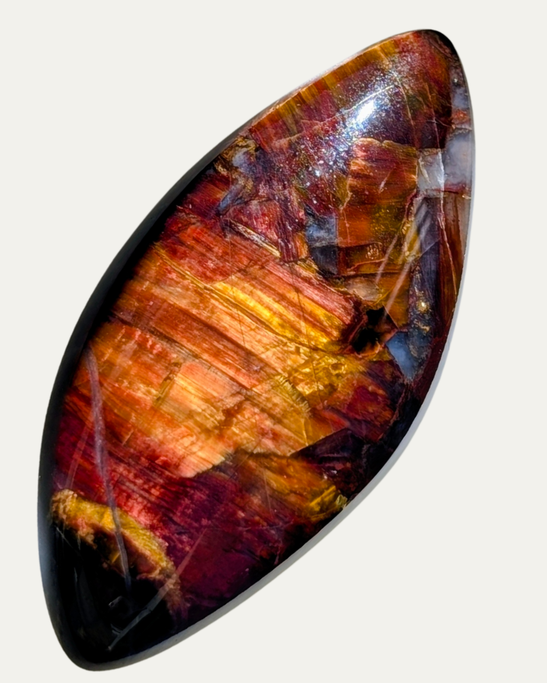 Red African Pietersite Cabochon (36.5ct) - Lost Ancients Jewelry